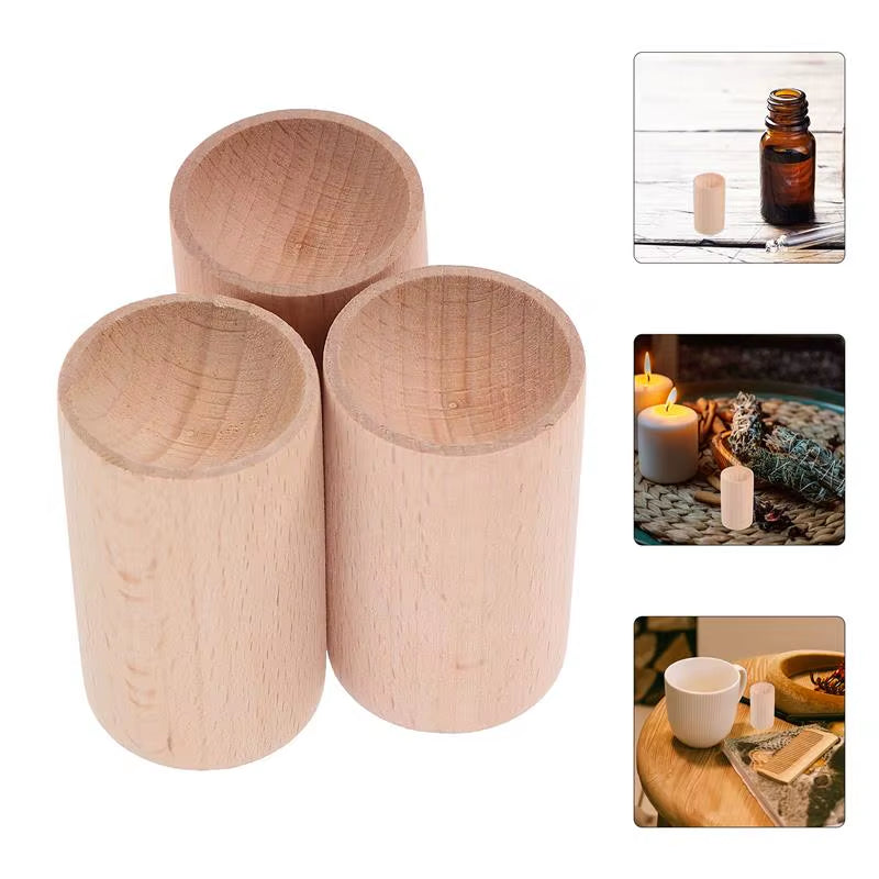 3Pcs Essential Oil Diffuser Wood Household Ornaments Aromatherapy Essential Oil Aromatherapy Essential Oil Diffuser Car Diffuser