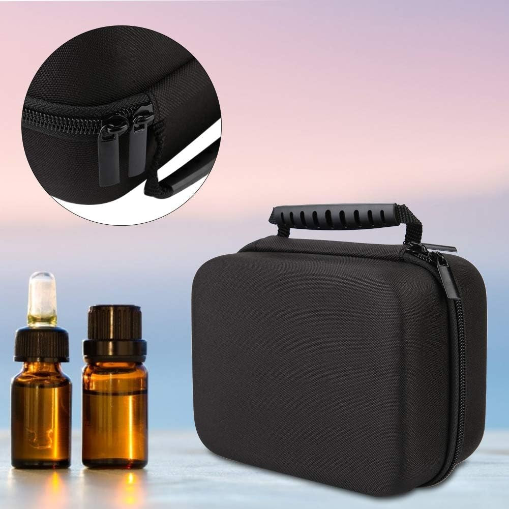 Essential Oil Carrying Case,Double Layer Oil Bag,Eva Essential Oil Storage,Portable Essential Oil Carry Case Bottle Essential Oil Holder Organizer Hand Bag