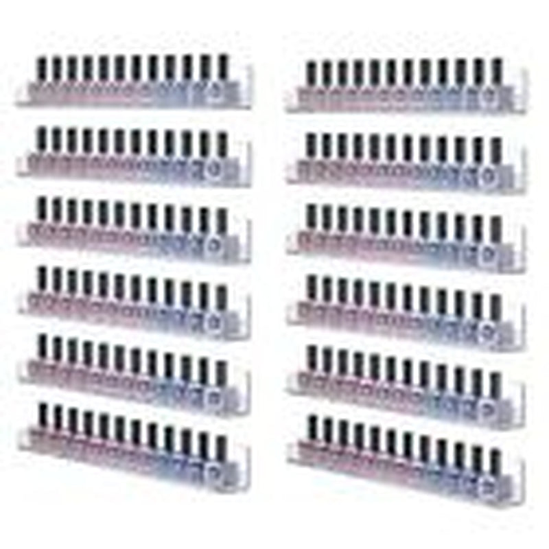 Nail Polish Wall Rack: Acrylic Clear Nail Polish Shelves - 12Pcs Nail Polish