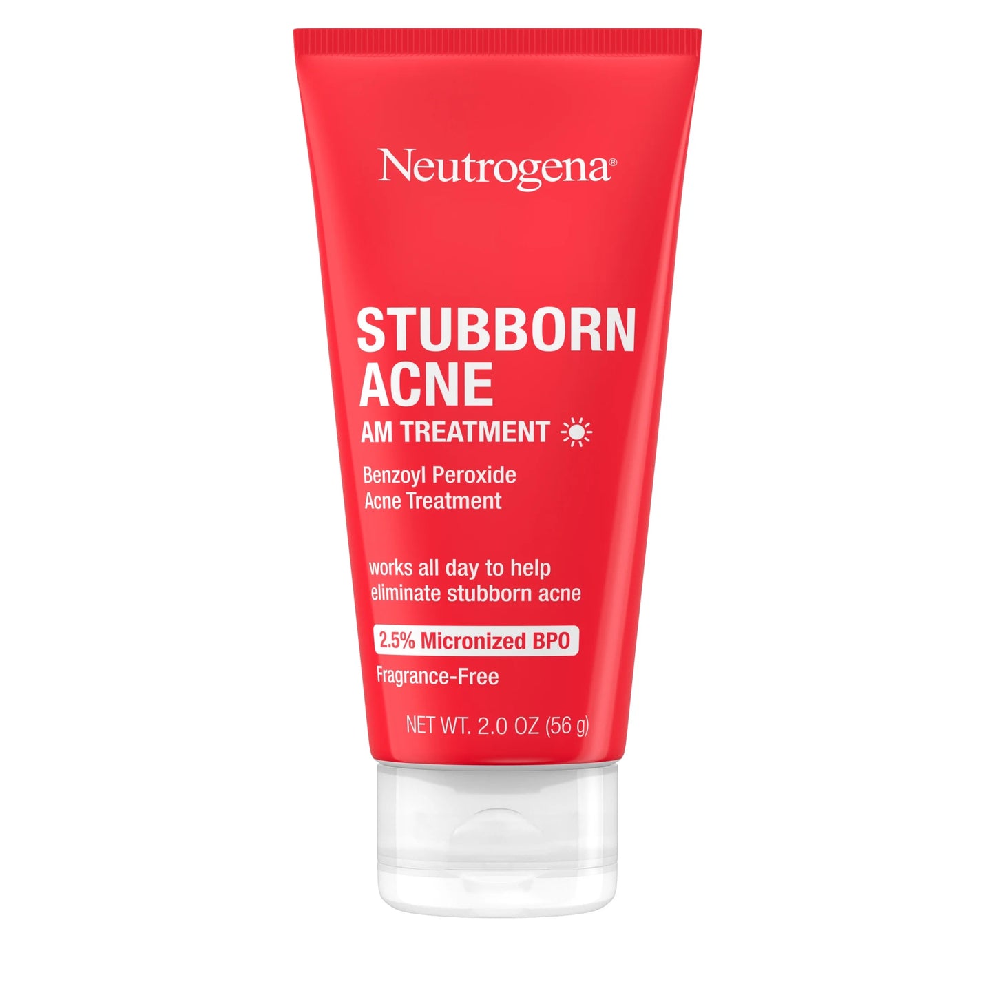 Stubborn Acne AM Treatment with Benzoyl Peroxide, 2.0 Oz