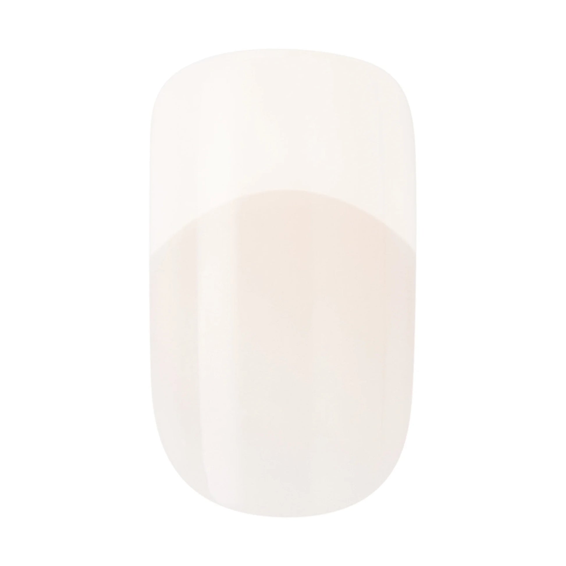 Salon Acrylic French Nude Press on Nails, Cashmere, Beige, Medium Squoval, 28 Count