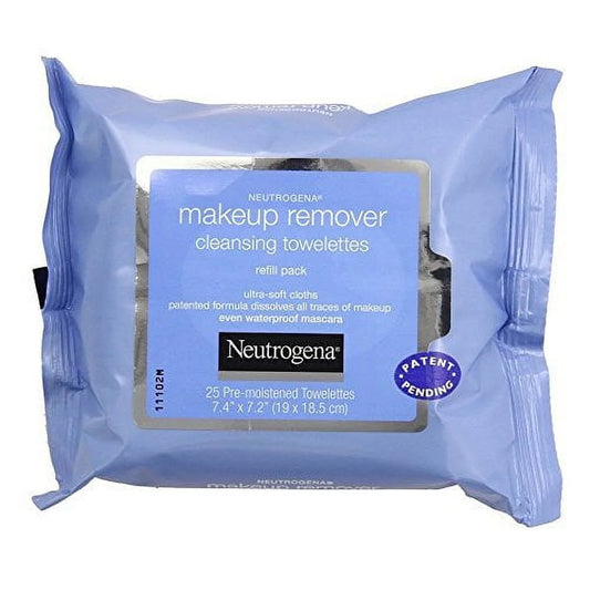 Neutrogena Makeup Remover Cleansing Towelettes, Refill Pack, 25 Count