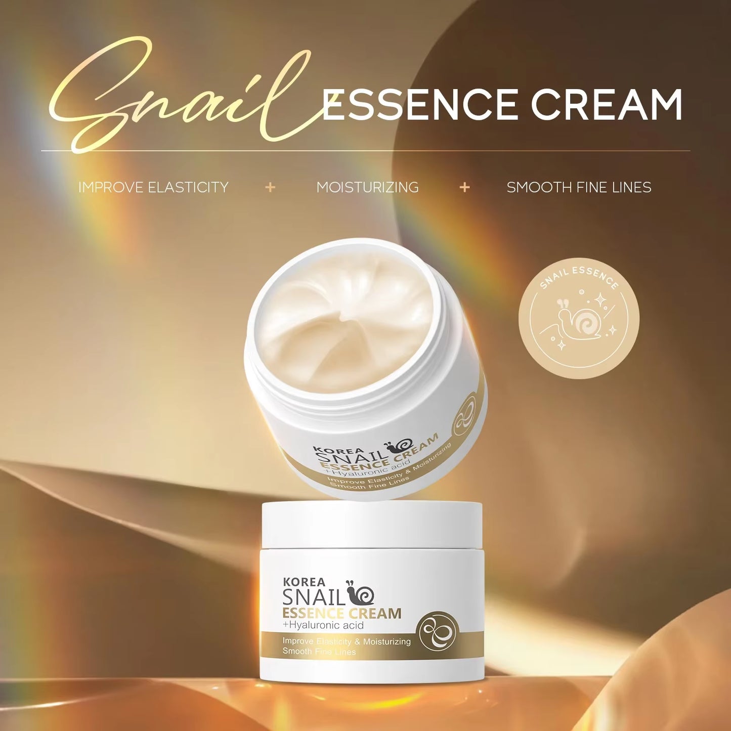 LAIKOU Snail Essence Cream 25G Hydrating and Moisturizing Skin Care Products Skin Care