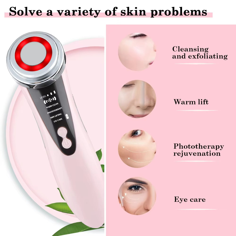 Multifunctional Facial Skin Care Massager Electric Facial Massage Device EMS Microcurrents Lift Skin Care Beauty Machine