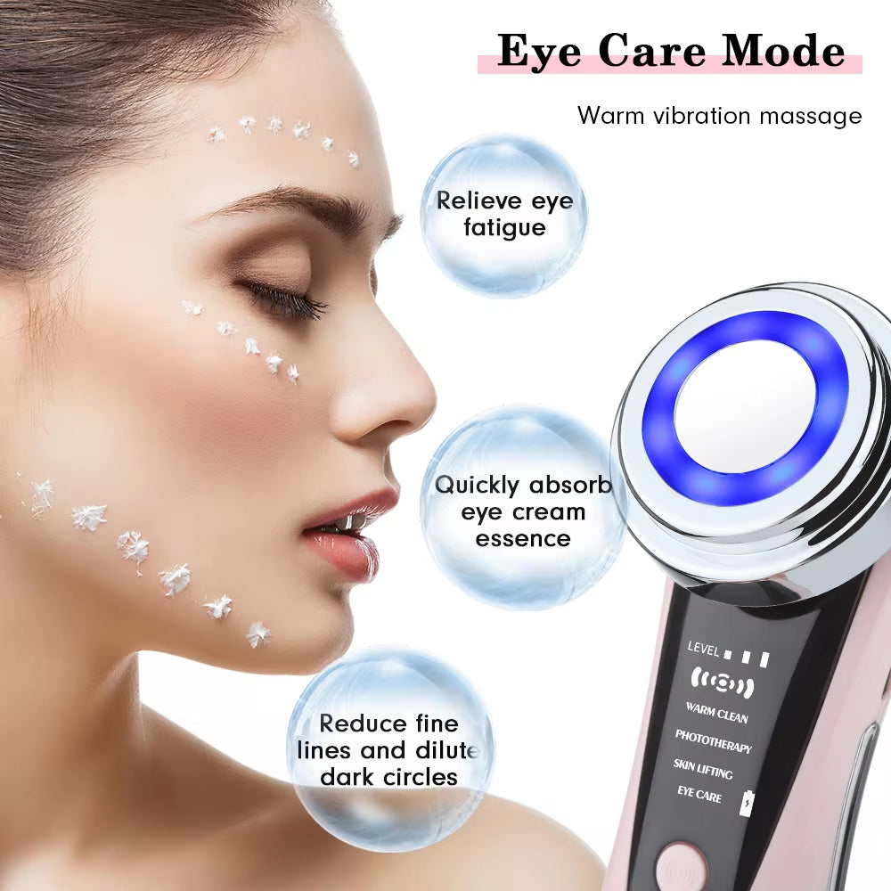 Multifunctional Facial Skin Care Massager Electric Facial Massage Device EMS Microcurrents Lift Skin Care Beauty Machine